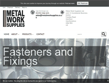 Tablet Screenshot of metalworksupplies.co.uk